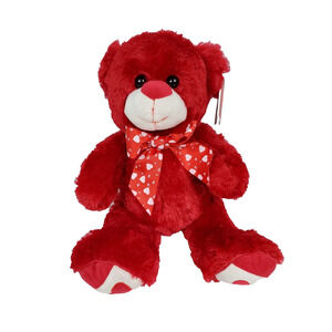 Best Made Toys Walmart 2014 Ribbon Bear Bow with Hearts Plush Valentines Day